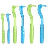 Coptiner 6er Set Zeckenhaken 3 Größen Zeckenzange Zeckenentferner Einfacher und Sicherer Zeckenhebel Zeckenschutz für Hund, Katze, Pferd & Menschen Alternative zu Zeckenpinzette(Grün, Blau)