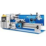 Mini Metalldrehmaschine 550W 7'x14' Präzisionsdrehmaschine Variable Drehzahl 50-2500 U/min Metalldrehmaschine Mini Metall Präzisions-Minidrehmaschine Ausgestattet mit Einem 3-Backen Spannfutter