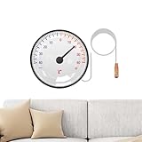 Kühlthermometer - Ga Kapillarindex 56 Zoll Temperatursensor -40/40 ° C, zuverlässiges präzises HVAC-Werkzeug | Überwachung des internen Gefrierschranks