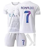 Fußball Trikot Für Kinder,2024 Fußball Trikot Heim/Auswärtstrikot,23/24 Fußballtrikots Fussball T-Shirt Shorts und Socken Set,Outdoor Football Jersey für Junge Herren Anzug