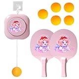 Indoor-Hänge-Tischtennis, Tischtennis-Trainingsset | Aufhängbares elastisches Trainingsspielzeug für Tischtennis,Tragbares interaktives Trainingsgerät, multifunktionales Trainings-Sparring-Set für Kin