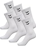 hummel Unisex Sportsocken im 6er Pack I weiß 41-45