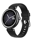 SHANG WING Lynn Smartwatch Damen,1.1 Zoll Klein Touchscreen Fitnessuhr Damen,Klein Stilvoll Fitnessuhr mit Schrittzähler Schlafmonitor SpO2-Überwachung Pulsuhr Smartwatch für Android iOS