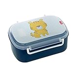 SIGIKID 25174 Tiger Brotzeitbox BPA-frei Mädchen und Jungen Lunchbox empfohlen ab 2 Jahren blau