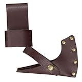 ifundom Lederscheide für Axt Kopf Robustes Tragbares Schutzetui aus Dickem Leder Schnittfestes Outdoor case für Camping Praktischer Gürtelhalter Survival zubehör