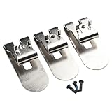 3 Stück N435687 Metall-Gürtel-Clips, Ersatz-Bohrer, Gürtelclip-Haken-Set für DCF620, DCF620B, DCF622, Trockenbau-Schraubenpistole