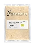 Bäckerei Spiegelhauer Bio Sauerteig Starter Roggensauer aus Roggenmehl frischer Natursauerteig – perfekt für Brote oder als Anstellgut 300g Roggensauerteig (ohne Glas)