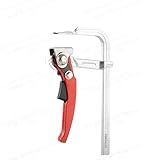 1er Set Hebelzwingen Ganzstahl-Tischzwingen mit Hebelgriff Spannweite 160 mm Ausladung 60 mm Geeignet zum Schleifen und Trennen Werkbank-Tischzwingen Schnellspanner