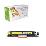 TenFenk Kompatible Tonerkartusche Als Ersatz Für HP 130A CF350A CF351A CF352A CF353A Für Die Verwendung Mit HP Color Laser Pro MFP M176 M176N M176FN M177 M177FW Drucker,Gelb