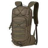 Mardingtop 10L Fahrradrucksack MIT MOLLE System Leicht und Atmungsaktiv Für Radfahren Laufen Wandern sowie Alltag