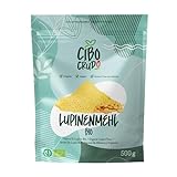 Bio-Lupinenmehl - ​​500g. Keto-Freundliches Lupinenmehl Enthält Proteinfasern Sowie Vitamin B6 und C. Alternative zu Herkömmlichem Mehl für Backwaren Pfannkuchen und Crêpes. Babynahrung oder Brei.