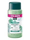 Kneipp Badekristalle Erkältungszeit, Badesalz -Sondergröße- mit naturreinem Tiefensalz der Saline Luisenhall und natürlichen ätherischen Ölen aus Eukalyptus und Minze, limitierte Edition, 720g