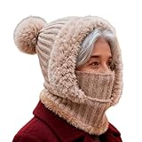Generisch Strickmütze,Kopfbedeckung Für Kaltes Wetter,Kälteschutz Mütze | Für Männer Frauen Skifahrer Snowboarder Wanderer Läufer Skifahren Snowboarden Wandern EisTägliches