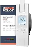 HOMEPILOT elektrischer Gurtwickler RolloTron premium, inkl. Display & Automatik zur Rollladensteuerung, Anschluss für Sonnensensor