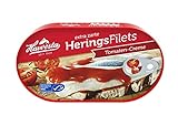 Hawesta Heringsfilet in Tomatencreme, 10er Pack (10 x 200 g Dose)