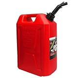 Ersatzgastank, Hochschlagfester 20-Liter-Gaskanister, Antistatisches HDPE, RV (Rot)