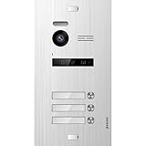 Balter EVO-HD Video Türsprechanlage Zusatz Tüstation, Video Türklingel mit Kamera, 3 Familienhaus Klingel, Full HD-Kamera, 2 Draht Bus, Gegensprechanlage mit 175° Weitwinkel-Kamera