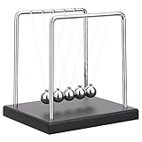 QLKUNLA Newtons Cradle Balance Balls Wissenschaft Physik Gadget Desktop Dekoration Kinetische Bewegung Spielzeug für Haus und Büro