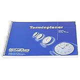 TherapiePlaner - Terminbuch für Praxis & Therapie, 4 Spalten, 15 Min Takt, Wochenübersicht Mo.-Fr., 30x30 cm