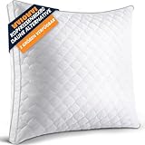 WVIOWVI Kopfkissen 80x80 Allergiker, Komfort Kissen 80x80 Mikrofaser, Hautfreundlich Atmungsaktiv Pillow für Bettkissen Sofa, Seitenschläfer, Rücken Bauchschläfer, Zuverlässiger Halt Ohne Verformung
