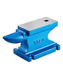 VEVOR Einzelhorn-Amboss 25kg Gusseisen-Amboss, hält schweren Schlägen stand, robuster Rundhorn-Amboss, Schmiedewerkzeug für Juweliere und Metallschmiede, Schmiedewerkzeuge und -ausrüstung