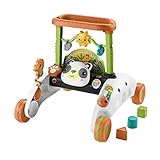 Fisher-Price 2-Seiten Auto-Lauflernwagen, mitwachsendes interaktives Spiel-Center mit über 50 Liedern, Version: Niederländisch; Englisch; Französisch; Deutsch; Italienisch; Spanisch, HJY73