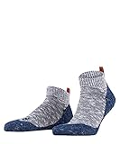 FALKE Herren Hausschuh-Socken Lodge Homepad M HP Baumwolle rutschhemmende Noppen 1 Paar, Blau (Storm 6340), 45-46