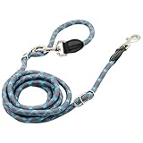 Freihändige Hundeleine, 8, 5 Fuß Lange, umhängebare, freihändige Leine, verstellbares Nylon-Hundeseil, robuste Rutschleine, kein Ziehen, zum Spazierengehen, Laufen, für große, mittelgroße Hunde