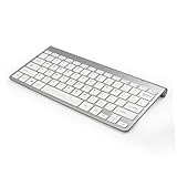 GAROZATION 2.4g Mini-Tastatur Kabellose Tastatur Ultradünne Mit Für Home Office Silber