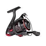 Abu Garcia Cardinal X Spinnrolle - Spinnrolle zum Raubfisch-Spinnfischen - Forelle, Barsch, Hecht, Lachs, 3000, Black/Red