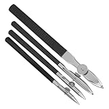 JOINPAYA 4 Stück Verstellbares Zeichenlineal für Künstler Feinlinienstifte mit Schraubregulierung Kompatibel mit Tinte Vielseitiges Linealstift Zeichenzubehör für Technische und