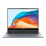 HUAWEI MateBook D 14 Laptop, i5-12450H, 12th Gen Intel Core i5 Prozessor, FullView Eye Comfort Display, 16 GB RAM, 512 GB SSD, 14 Zoll Laptop, Windows 11 Home, Deutsche Version, Raumgrau