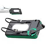 Solarladegerät Powerbank,wasserdichte Überlebensausrüstung,Handkurbel Solar Powerbank Ladegerät Für Smartphones - für Kamera Tablet Wandern Reisen Roadtrip Angeln Backpacking Musikfest