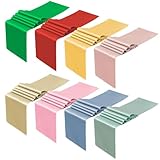 Chewtoyo Party-Tischdekoration, Neonfarben, 30,5 x 274,4 cm, 8 Stück