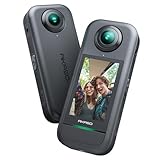 AKASO 360° Action Cam Drohnenansicht Set - 5.7K 72MP 360 Grad Actionkamera mit 256GB Speicherkarte Duale 1/2' 48MP Sensoren, 2.29'' Touchscreen, 360° Horizon Lock und AI-Verfolgung