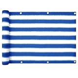 casa pura Balkon Sichtschutz UV-Schutz - 90x500cm -...