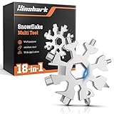 Hinshark Geschenke für Männer/Frauen, 18 in 1 Schneeflocken MultiTool, Männer Geschenke für Papa, Geburtstagsgeschenk für Männer, Adventskalender Füllung, Geschenk Valentinstag für Ihn/Sie