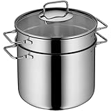 WMF Nudeltopf mit Sieb 24 cm Induktion, Kochtopf groß 7l,...