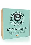 4 Premium Badebomben Geschenkset - Handgemacht in Deutschland - Die Badebombe oder Badekugeln als tolles Geschenk - Badezusatz Frauen und Kinder - Badeset und Adventskalender Badezusatz