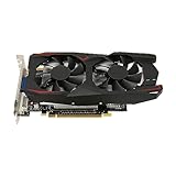 GTX1050Ti Gaming-Grafikkarte, 4 GB GDDR5 128-Bit-Grafikkarte, 650 MHz 1800 MHz, DVI VGA HDMI, Gaming-Grafikkarte mit Leisem Dual-Lüfter (GTX1050Ti 4 GB DDR5 128 Bit)