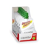 Dextro Energy Liquid Gel - Apfel, Apple, 6x60 ml (6er Pack) - Energie Gel, Sport Gel für Ausdauersportler - VEGAN - FITNESS GEL für unterwegs