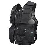 Högert Technik - HELWIG Werkzeugweste Schwarz Uni | Gewebe...