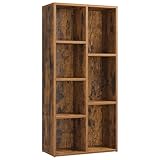 VASAGLE Bücherschrank, Bücherregal, mit 7 Fächern,...