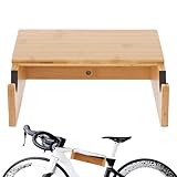 Wandfahrradträger für Garage – Innenraum Lagerung – Organisator leistungsstarke hölzerne Aufhänger für indoor-Haus platzsparende Lagerung Werkstatt Organisationsanzeige