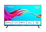 DYON Smart 40 VX-2 100 cm (40 Zoll) Fernseher (Full-HD TV, HD Triple Tuner (DVB-C/-S2/-T2), App Store, Prime Video, Netflix, YouTube, DAZN, Disney+) [Modelljahr 2023], Schwarz