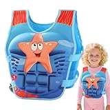 Schwimmweste, Schwimmjacke mit verspielten Motiven, Schwimmanzug für Rafting und Surfen, für Kinder von 2 bis 10 Jahren, Zubehör für das Training