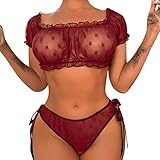 Pdakieyxnd Schlafanzug Baumwoll Frauen Netzkleider Nachtwäsche Onesies Offene Bodystocking Frau Dessouse Catsuit Strümpfe Mollig Nachthemden Negligees BH