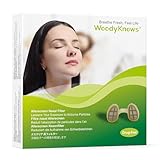 WoodyKnows Allerscreen Nasenfilter, Modell 2024, Hilfe bei saisonalen Allergien und Stauballergien (Probe-Pack, S/M/L/XL)
