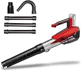 Einhell Akku-Laubbläser GP-LB 18/200 Li GK-Solo Power X-Change (Li-Ion, 18V, Axial-Impeller-Technologie, Blasleistung 670 m³/h, Dachrinnen-Reinigungsset, ohne Akku & Ladegerät)