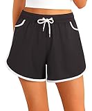 APTRO Damen Badeshorts Badehose Strand Wassersport Shorts...